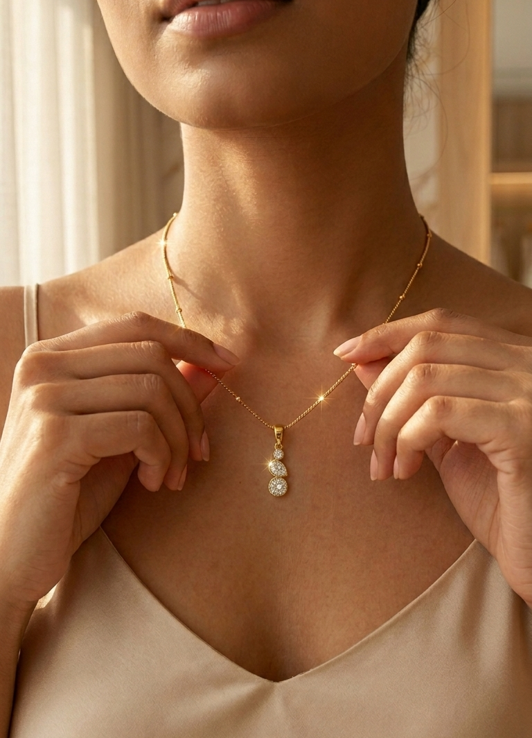 Trinity glow necklace