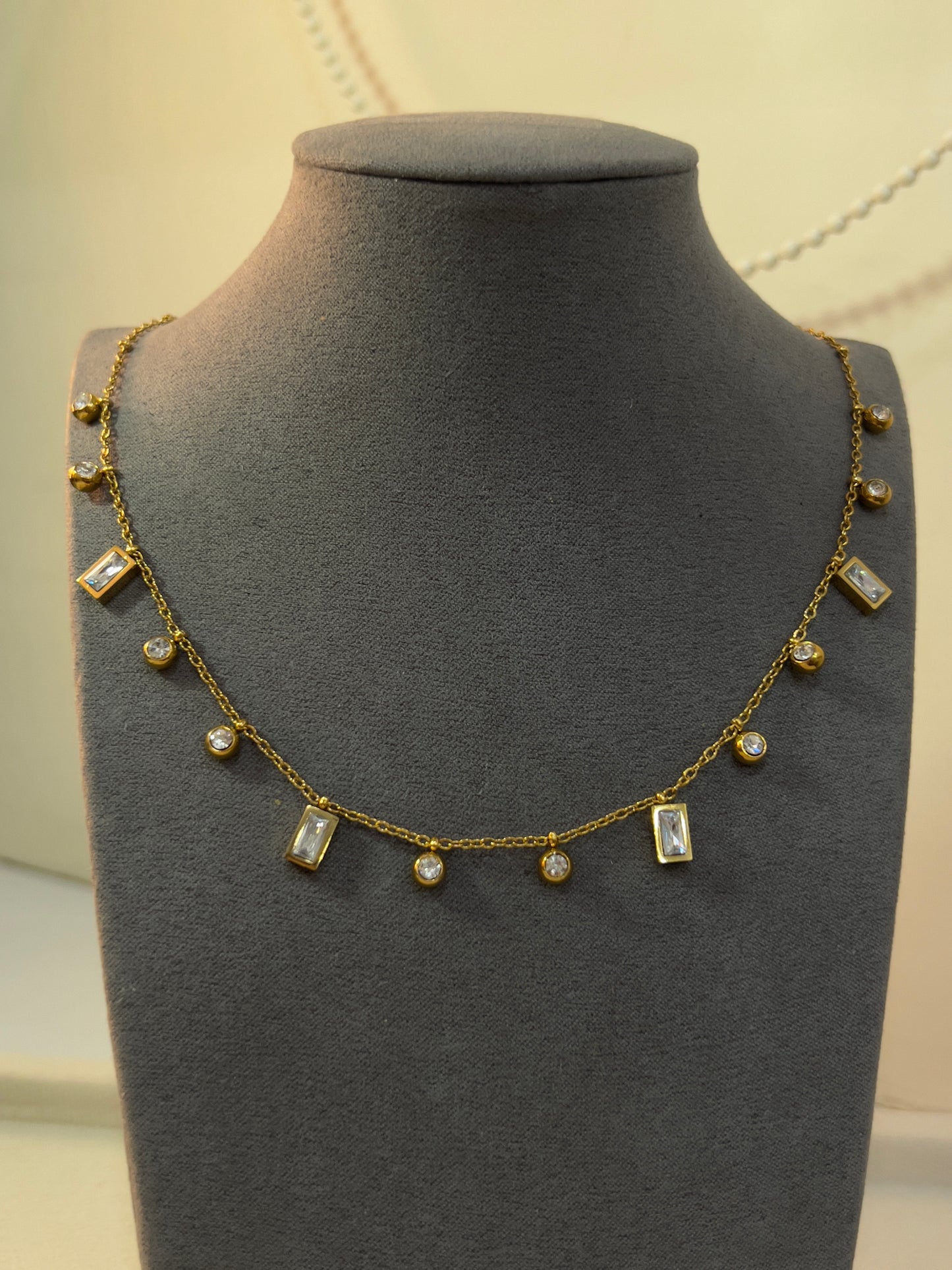 Gemstone Station Necklaces