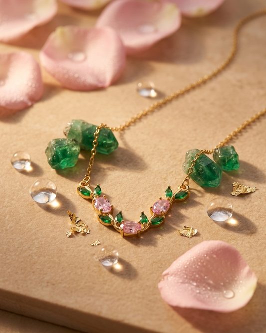 Petal glow necklace