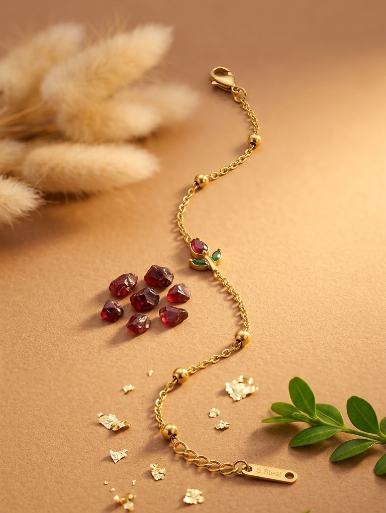 Tulip bloom bracelet