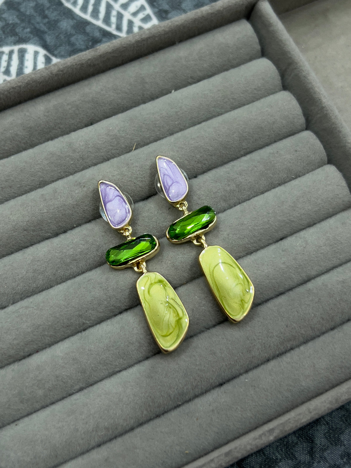 Marble muse earrings