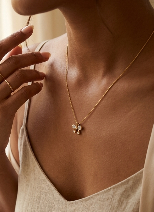 Bow belle necklace