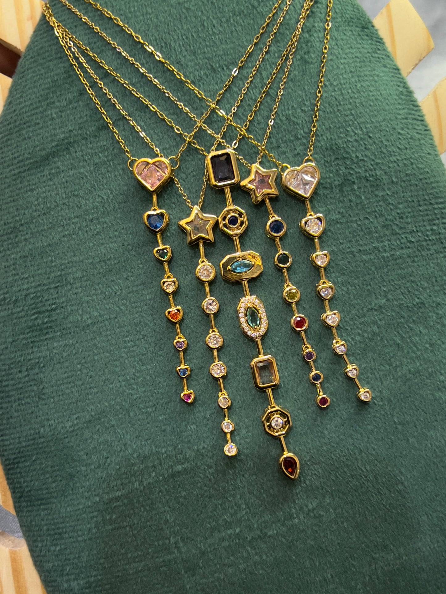 Heartfall Gem Necklace