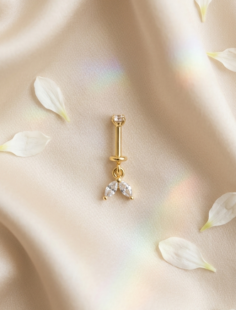 Starlit drop piercing