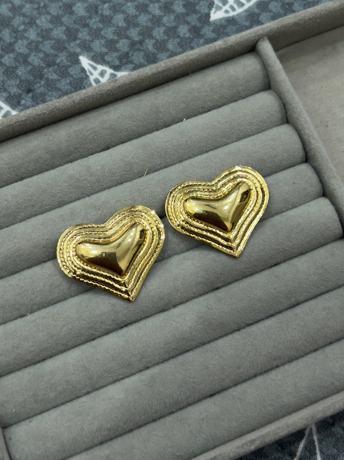 Love stud earrings