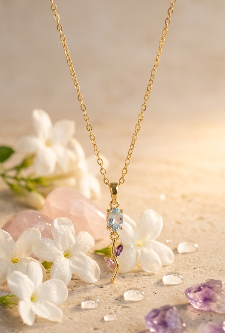 Fleur tulip necklace