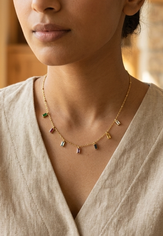 Sienna drop necklace