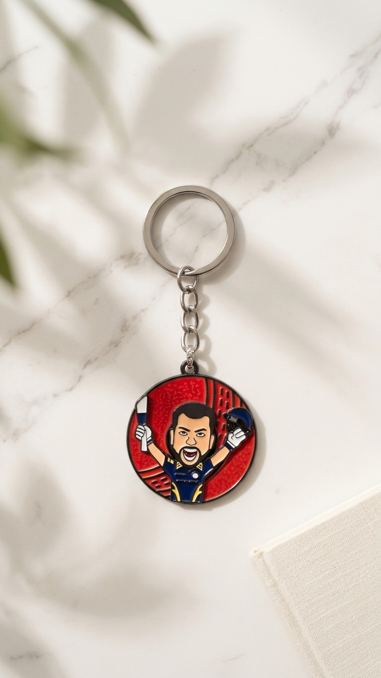 Cricket Craze keychain