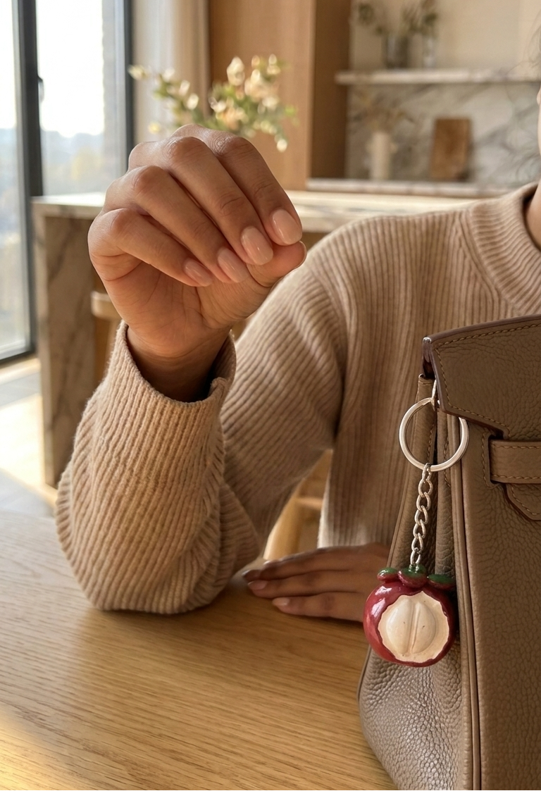 fruit keychain