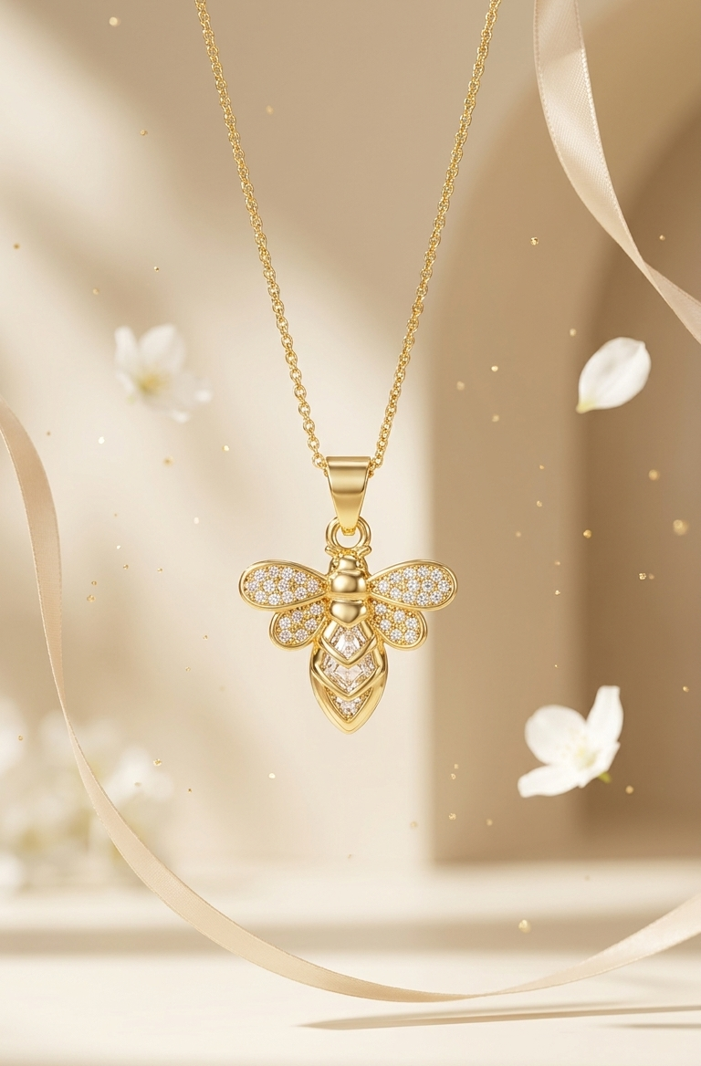 Bee Charm Necklace