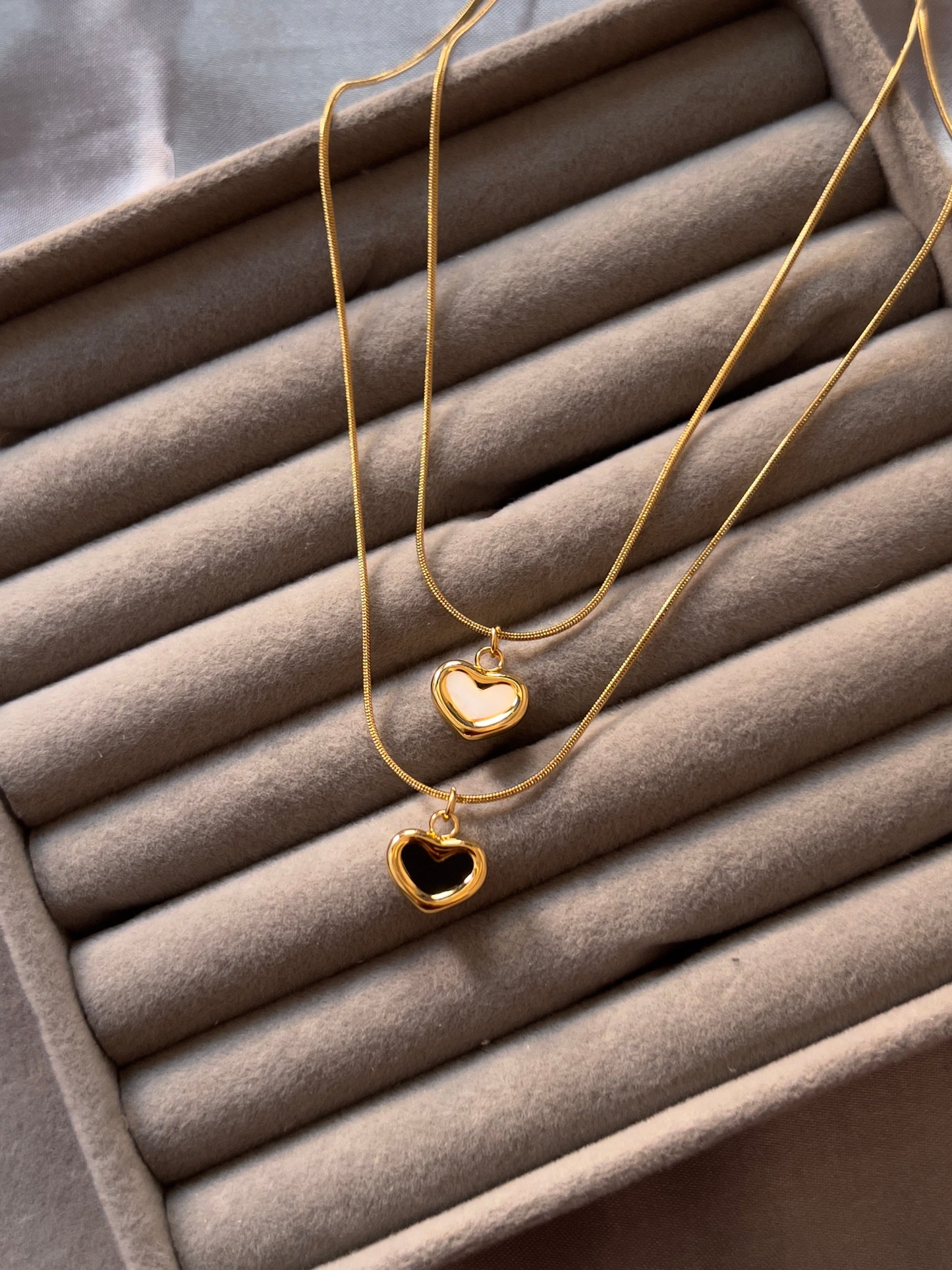 Ivory Heart Necklaces