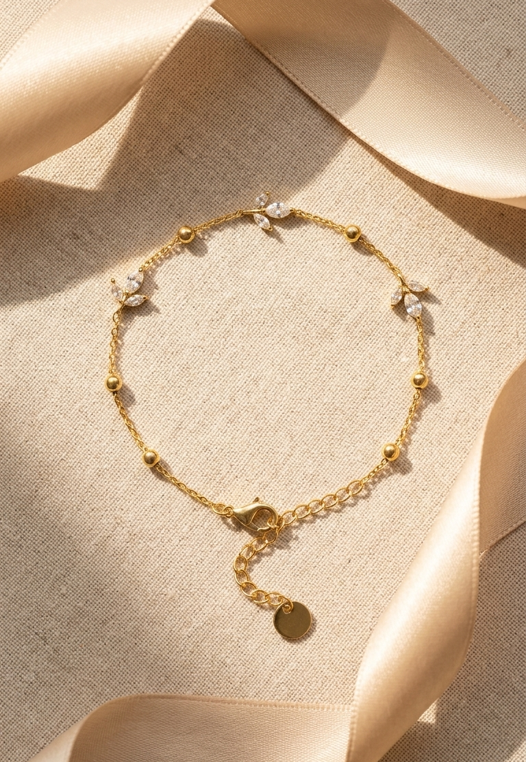 Dainty tulip bracelet