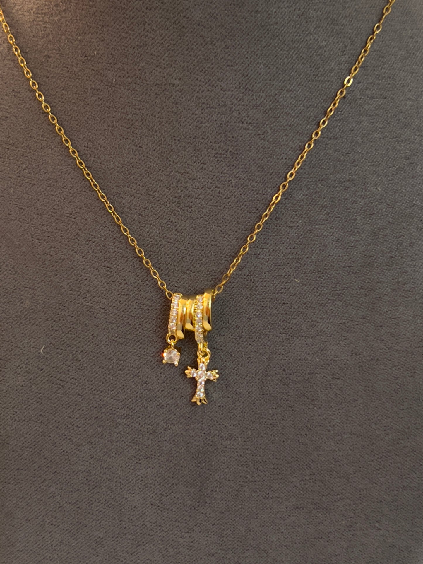 Angle aura necklace