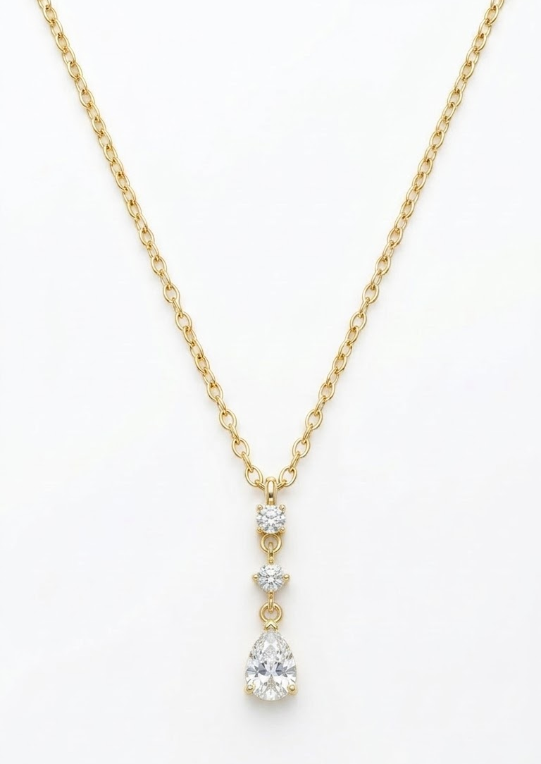 Teardrop necklace
