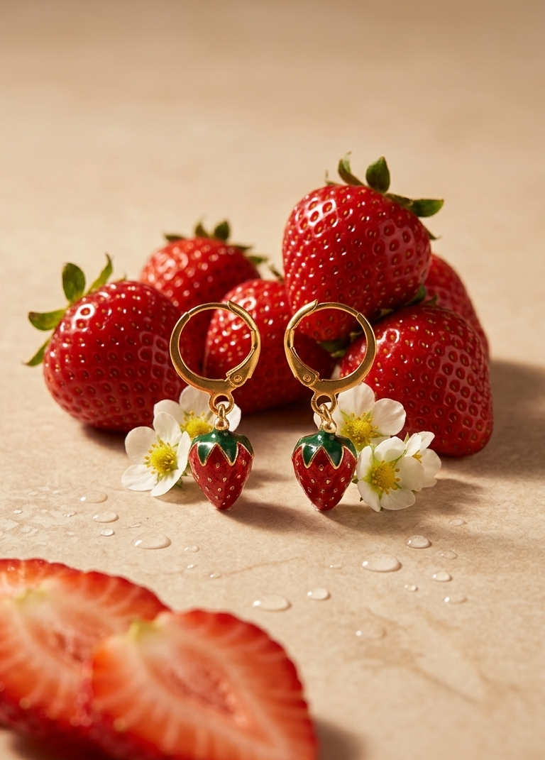 strawberry hoops