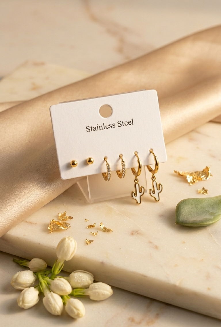 Cactus charm set