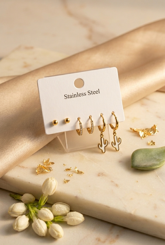 Cactus charm set