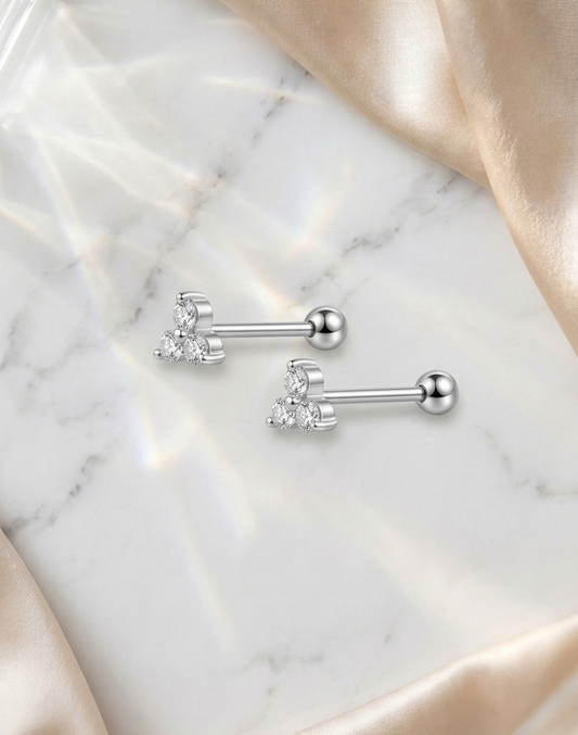 Triple glow piercing