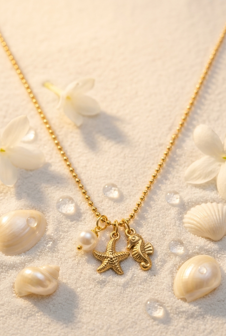 Marina charm necklace