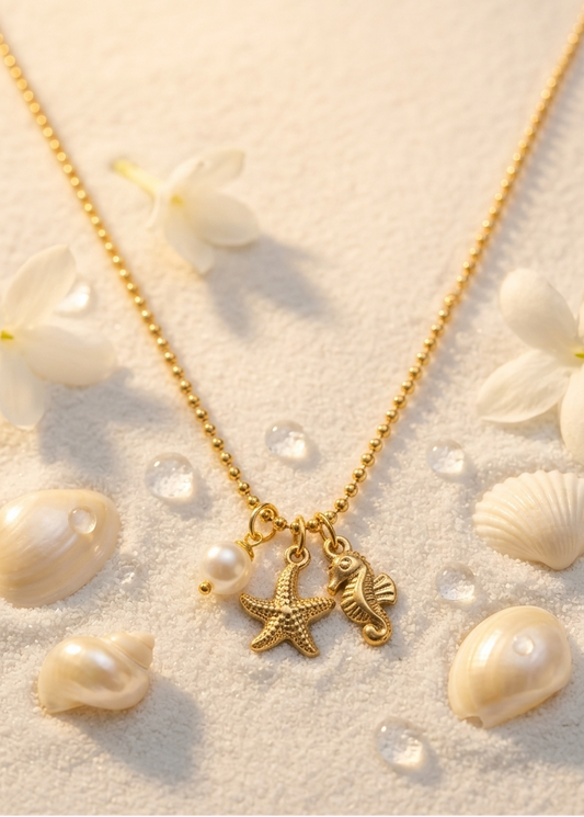 Marina charm necklace