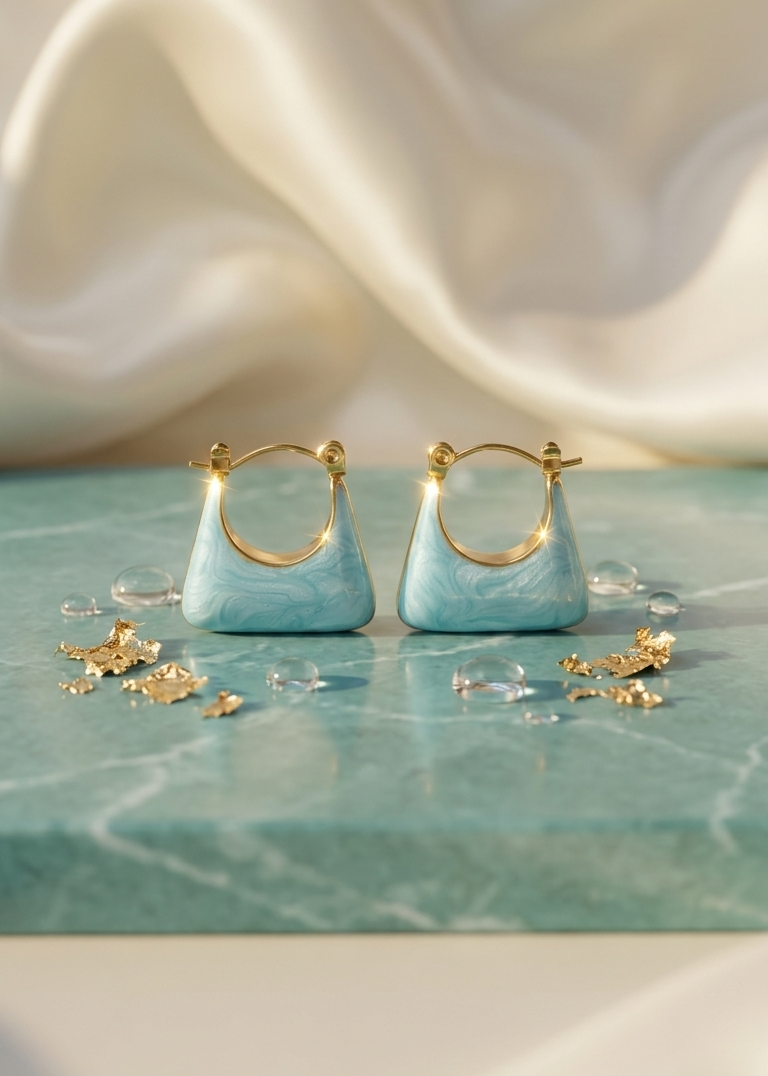 Ocean mist earrings