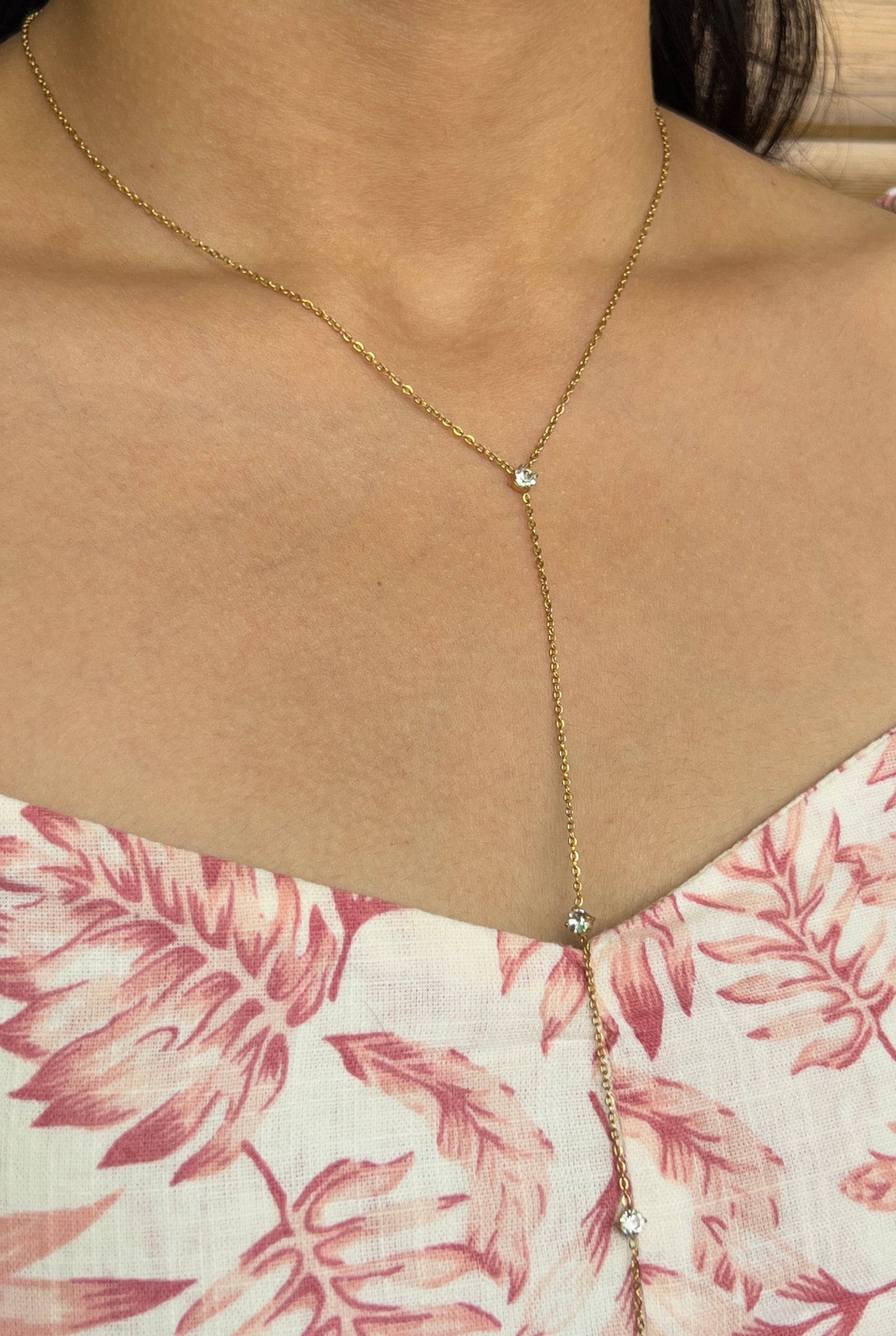 Celeste drop necklace