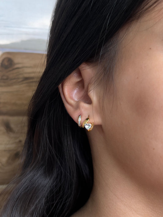 Heart wrap hoops