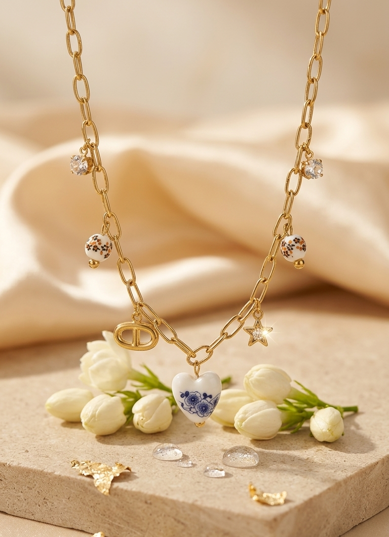 Marabelle charm necklace