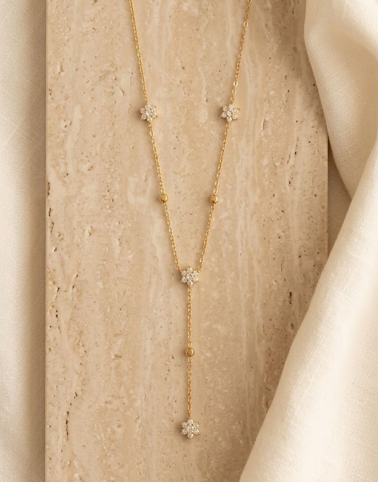 Twinkle trail necklace