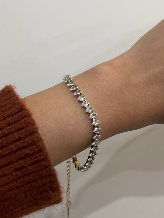 Crystal Line Bracelet