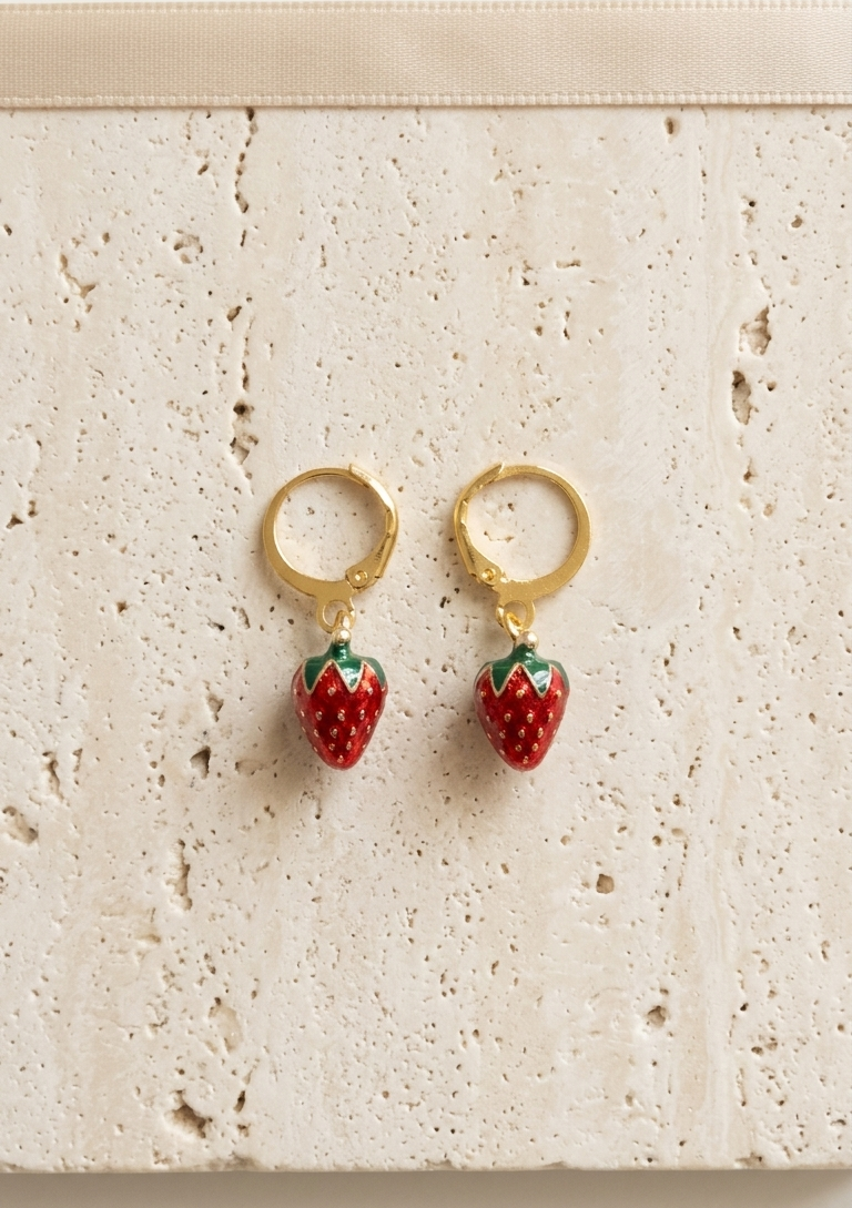 strawberry hoops