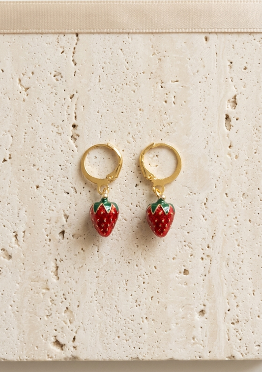 strawberry hoops