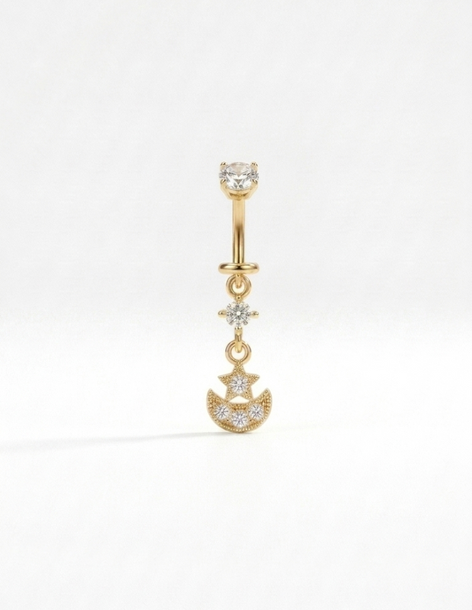 Golden eclipse piercing