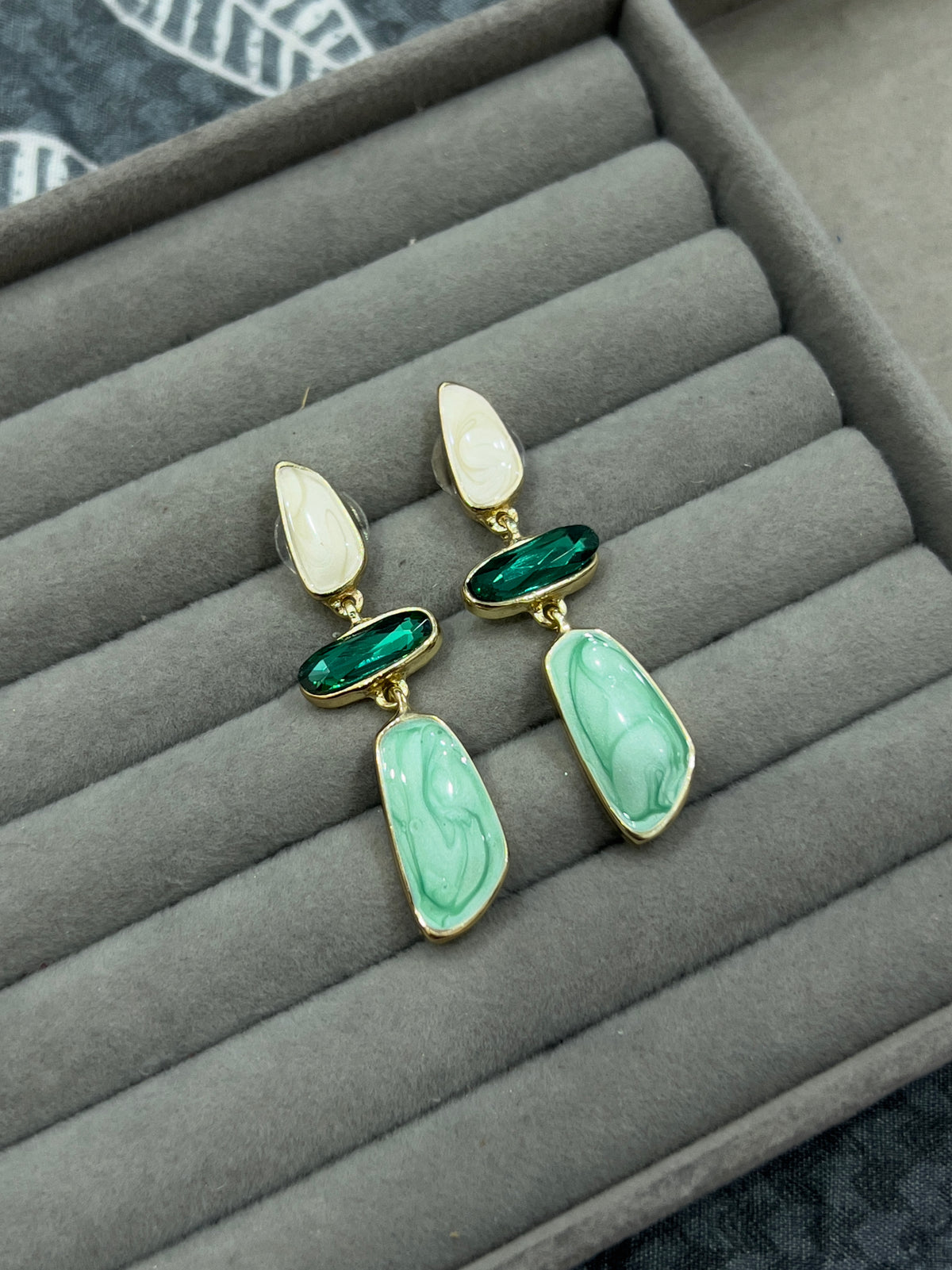 Marble muse earrings