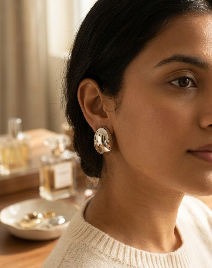 Crome muse earrings