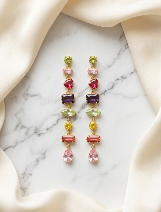 Rainbow Drop Earrings