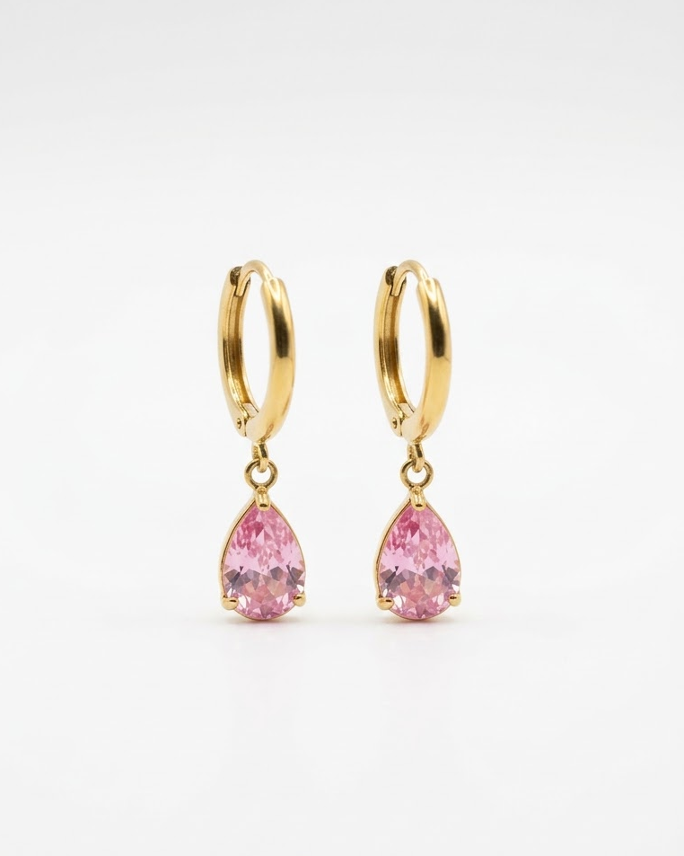 Pink champagne drops