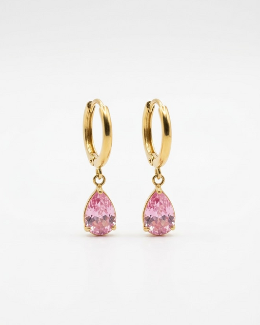 Pink champagne drops