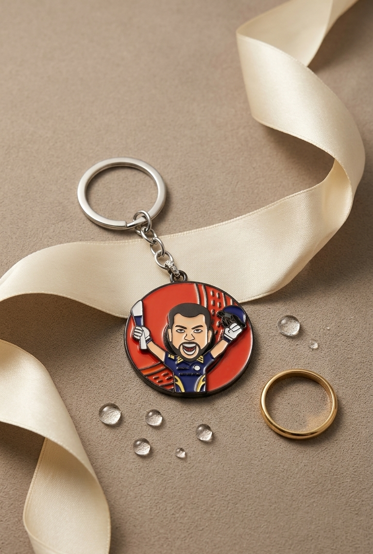 Cricket Craze keychain