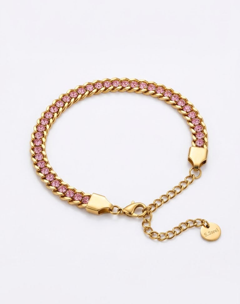 Double Line Tennis Bracelet
