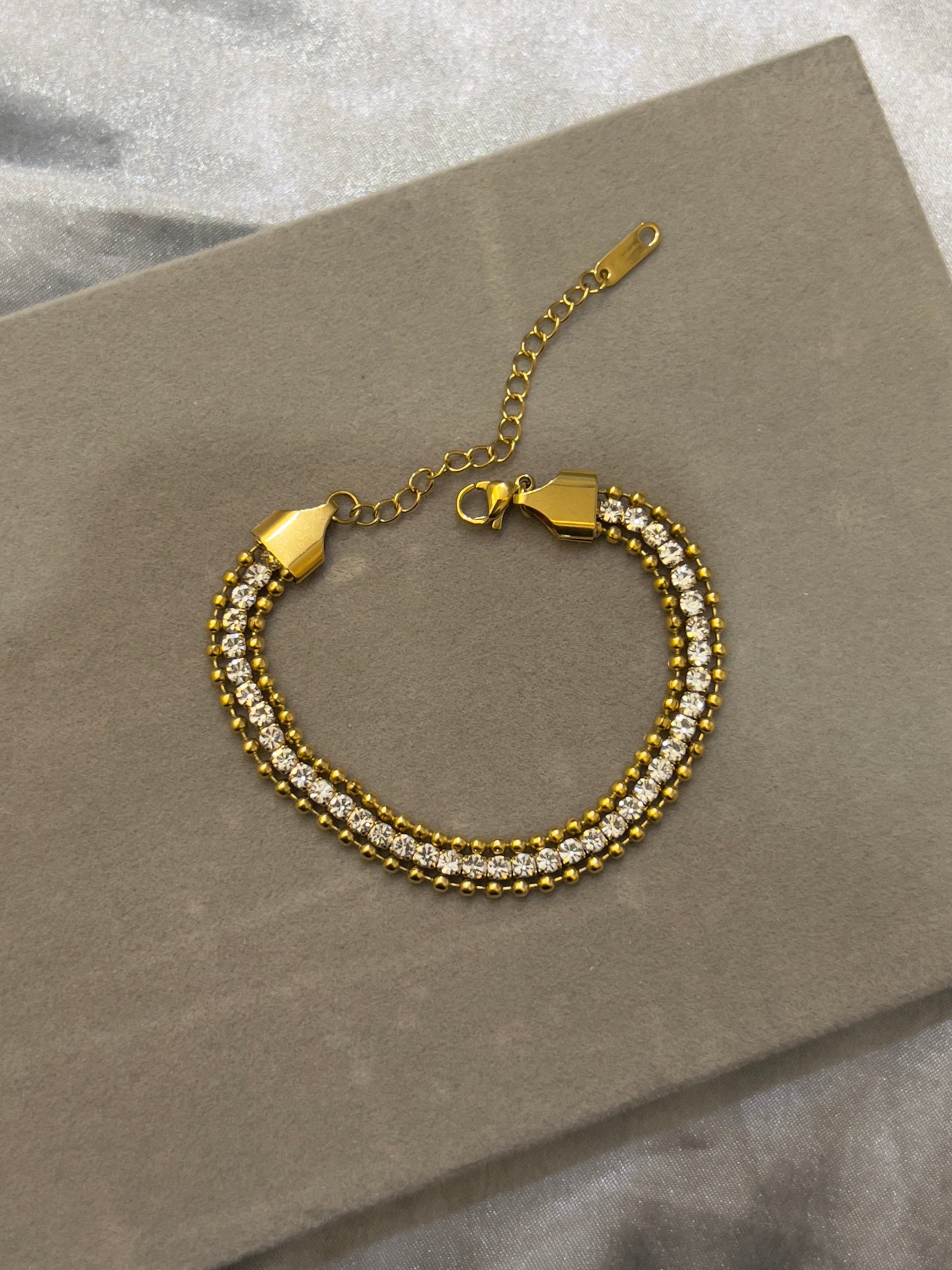 Double Line Tennis Bracelet