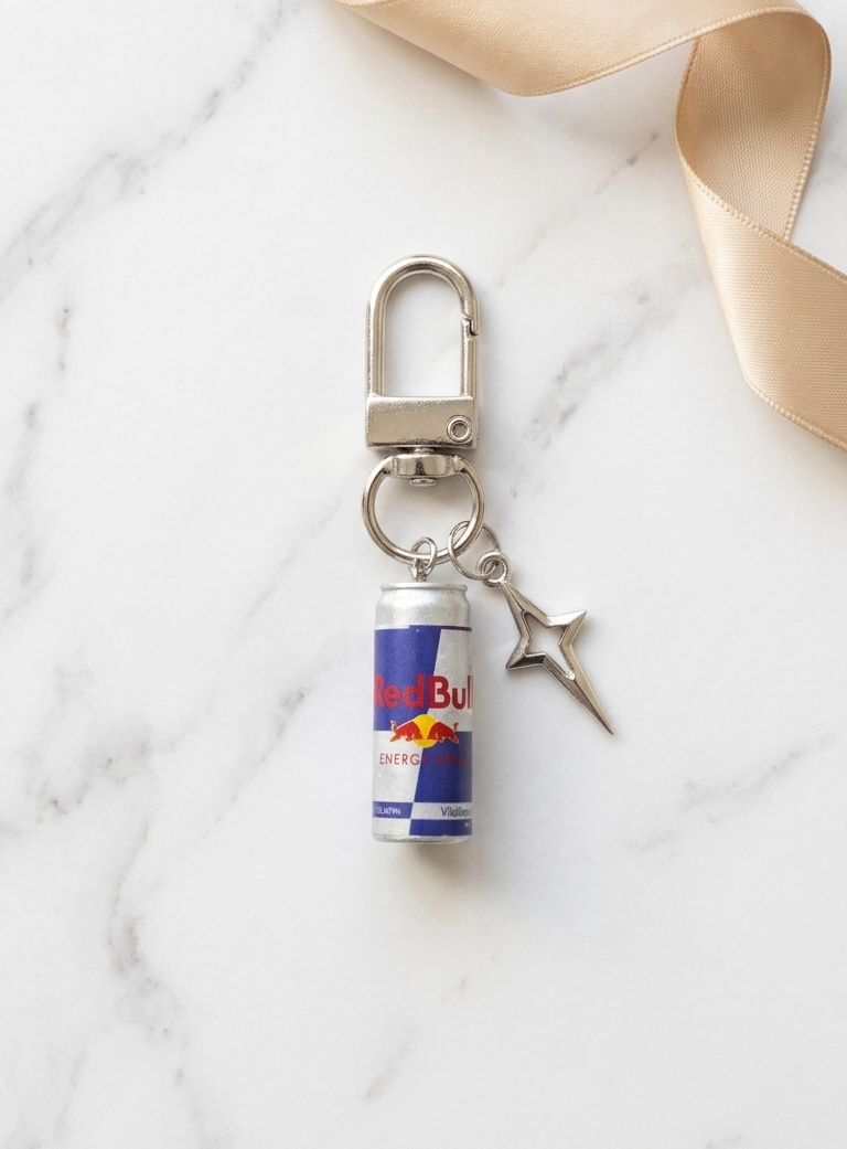 Redbull keychain