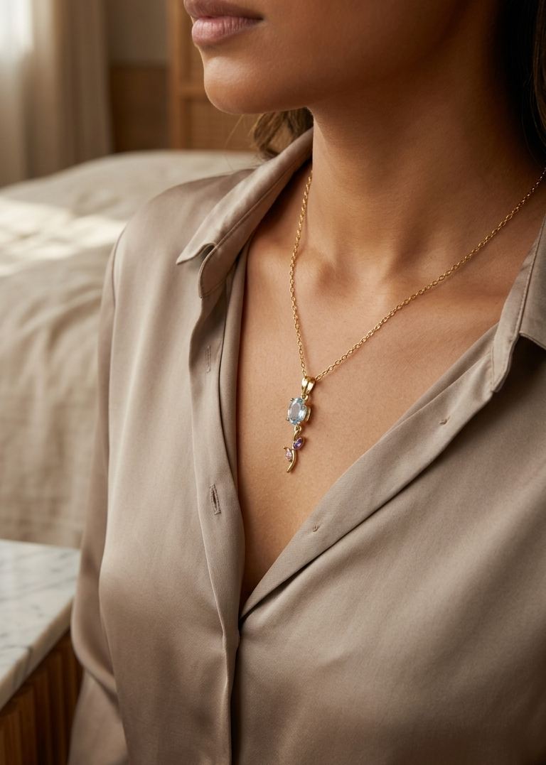 Fleur tulip necklace
