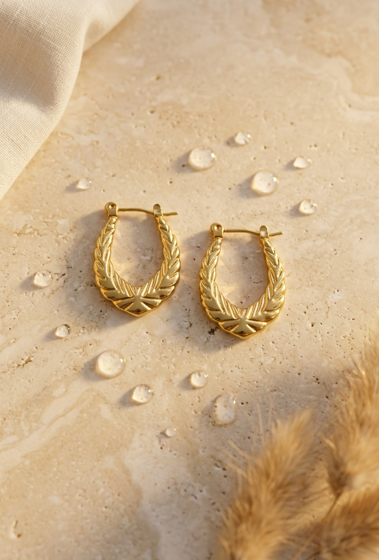 Olive hoops