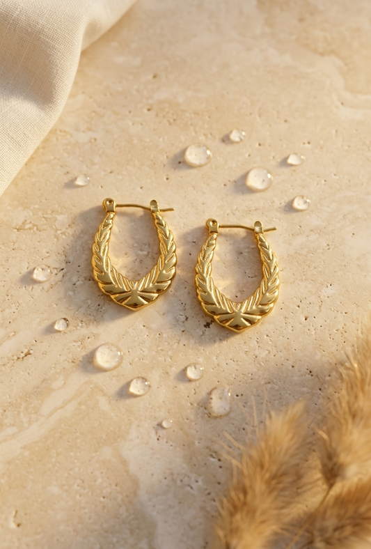 Olive hoops