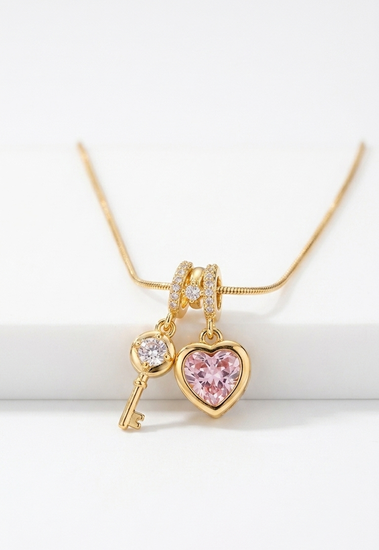 Cupid’s key necklace