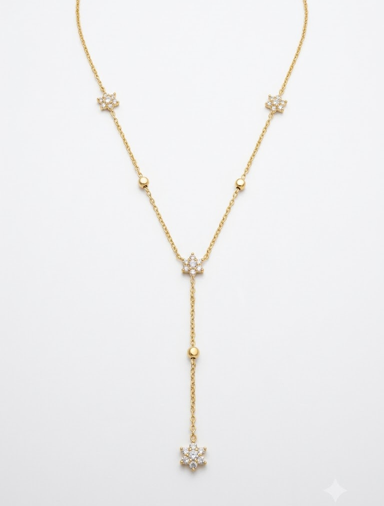 Twinkle trail necklace