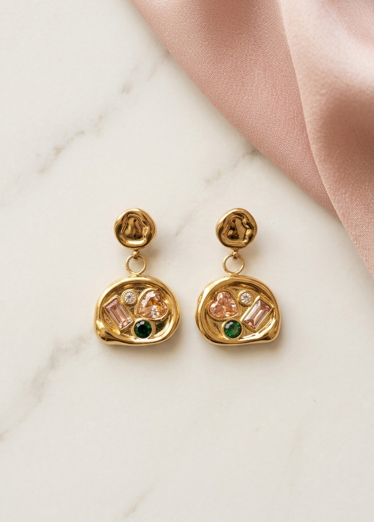 Palette earrings