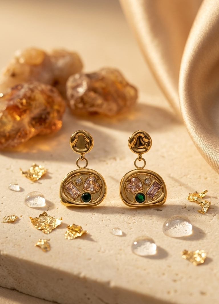 Palette earrings