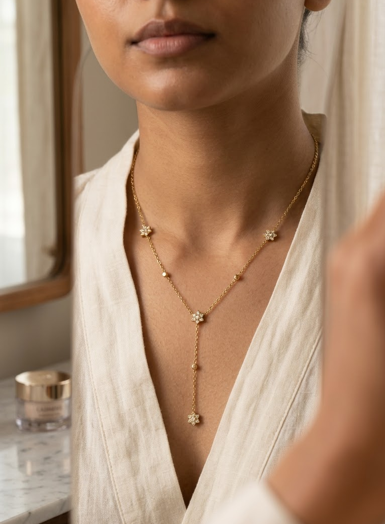 Twinkle trail necklace